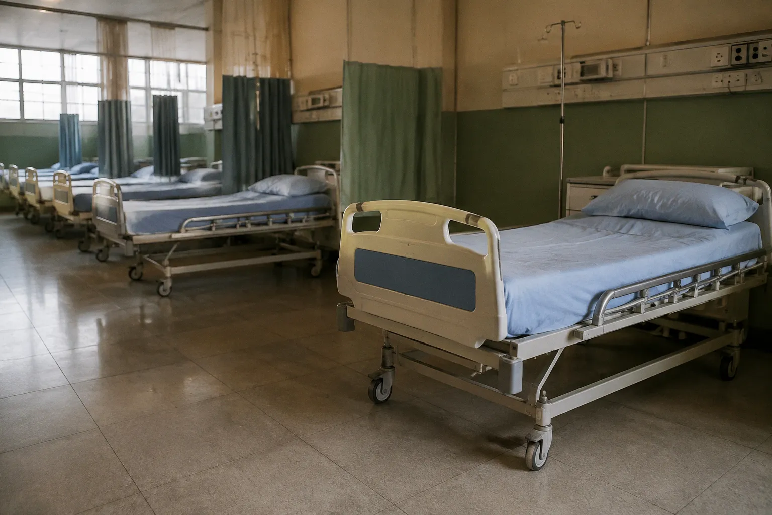 Charity Hospital Beds: Open Triage vs Reserved Quotas