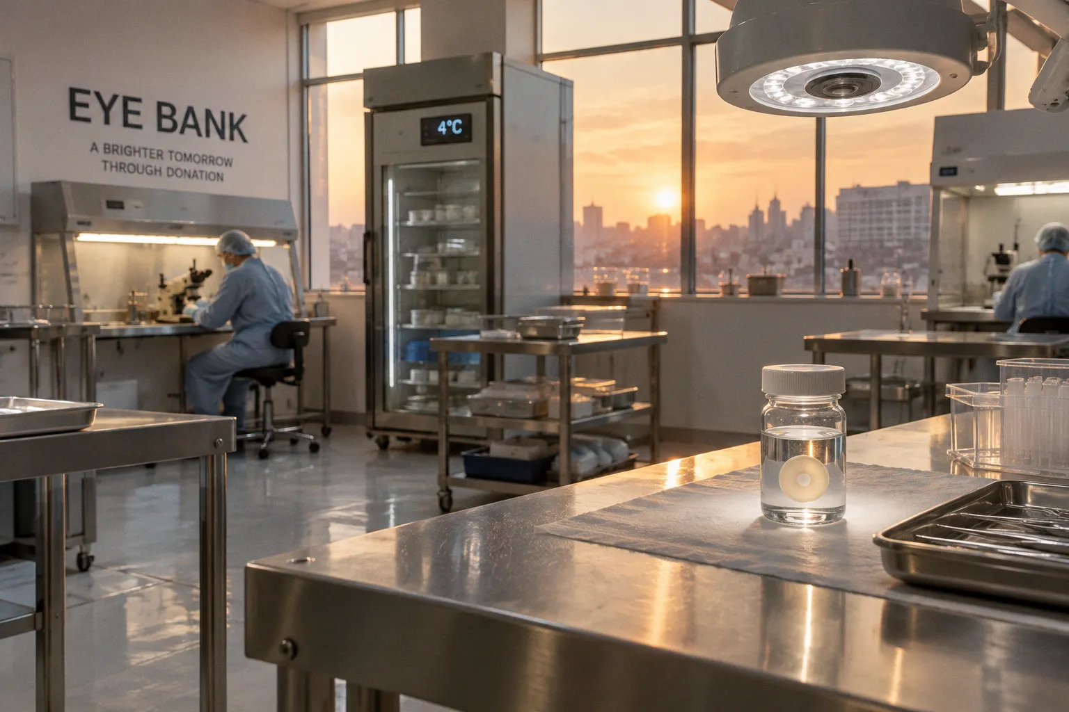 Corneal Tissue Processing: Inside the Eye Banking Lab